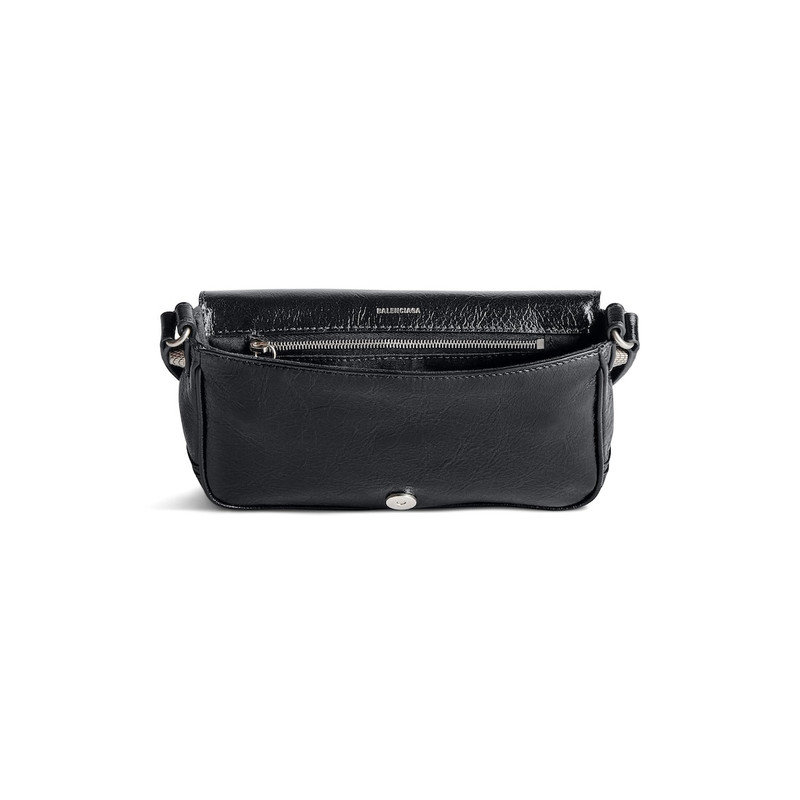 Men's Le Cagole Men Mini Flap Bag  in Black 4