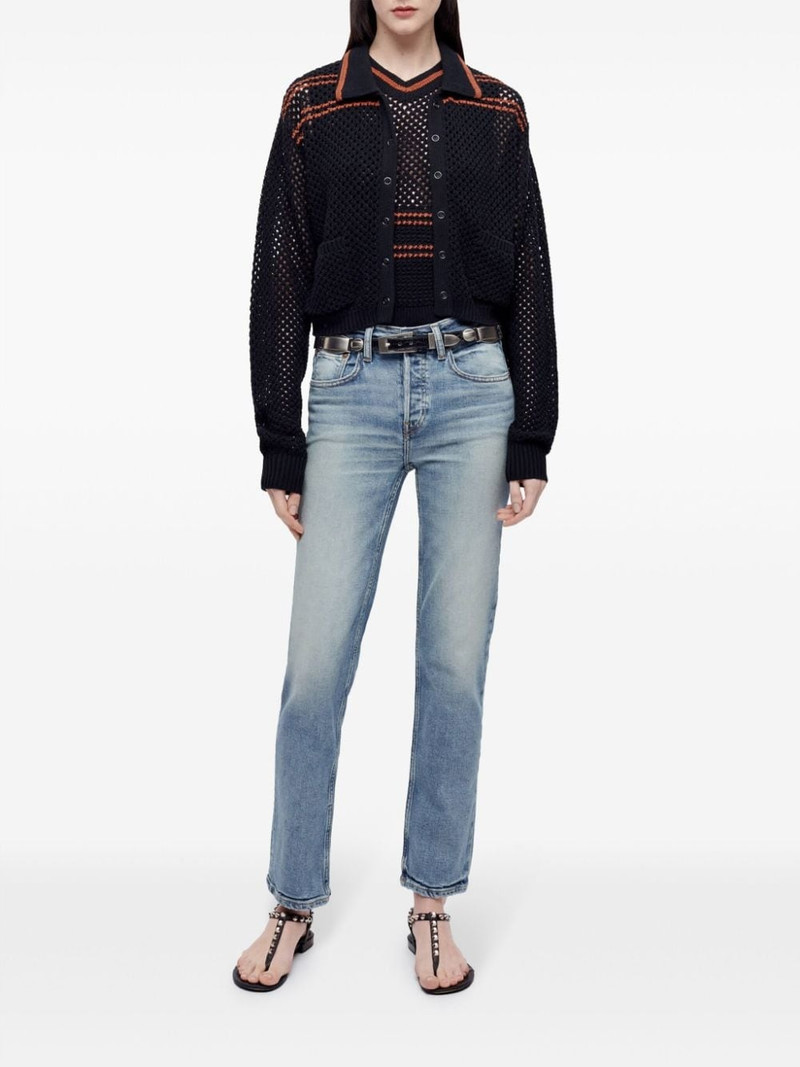 RE/DONE mid-rise straight-leg jeans outlook