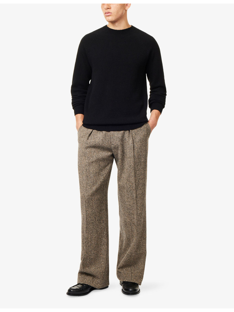 Sunspel Crewneck Relaxed-Fit Lambswool Jumper outlook