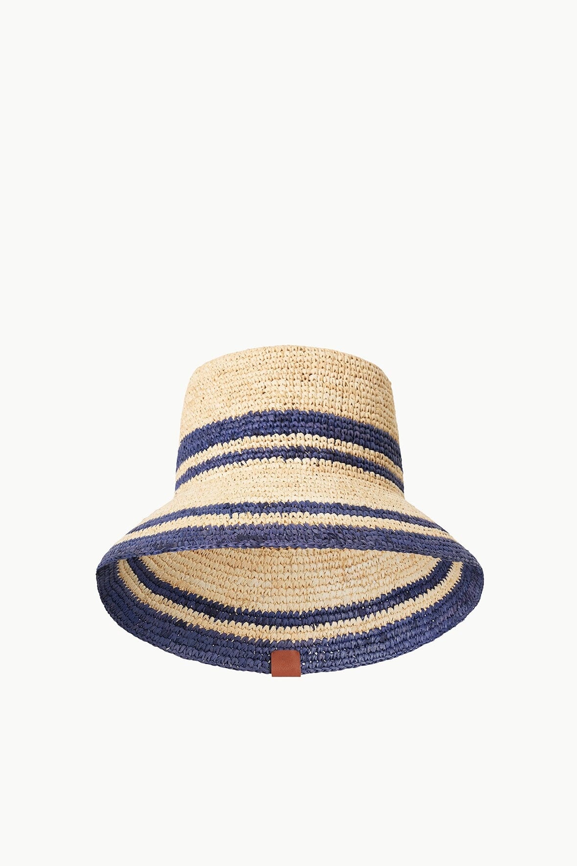 STAUD RITA BUCKET HAT NATURAL NAVY - 4