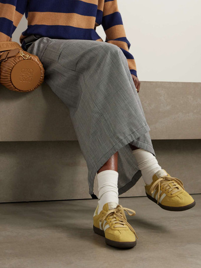 adidas Originals Samba OG leather-trimmed shell sneakers outlook