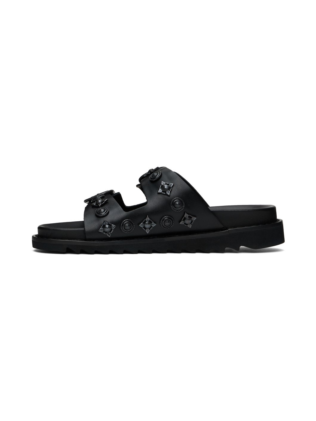 SSENSE Exclusive Black Buckle Sandals - 3