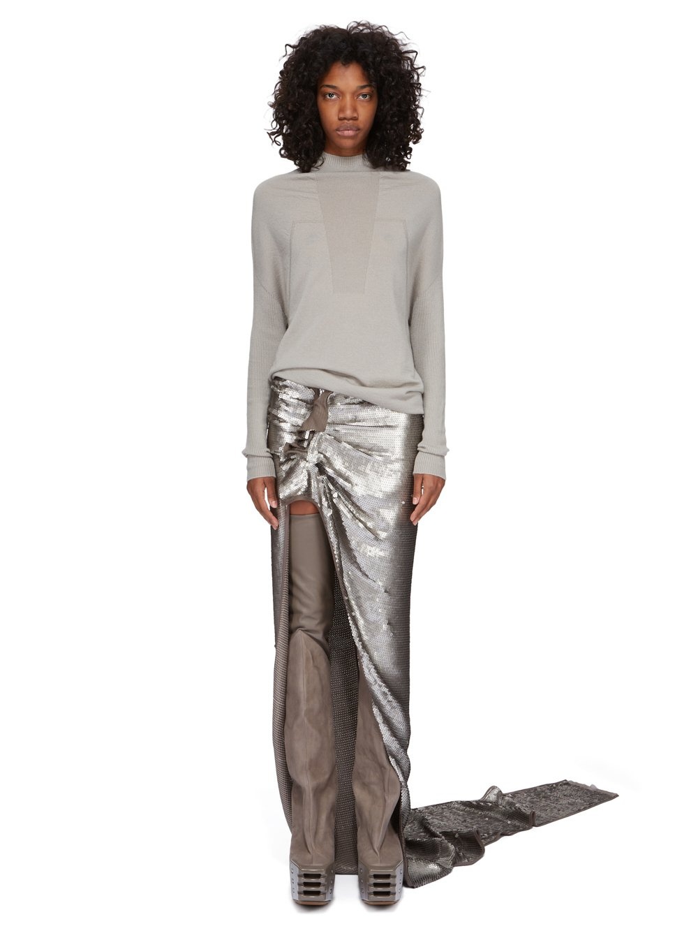 【rick owens EDFU SS2023】 slivered skirt Slivered Skirt