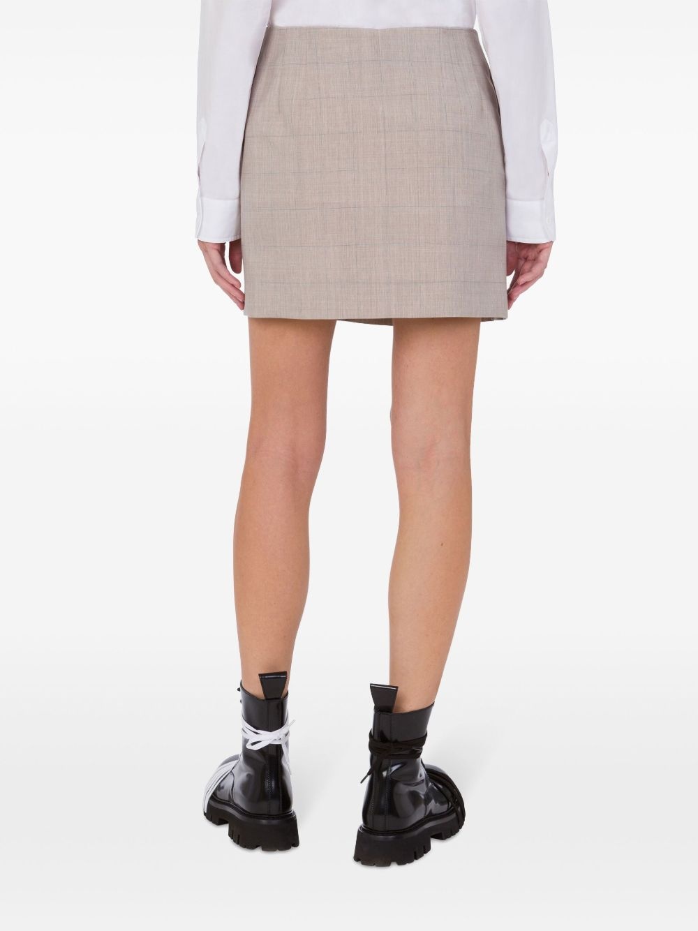checked mini skirt - 3