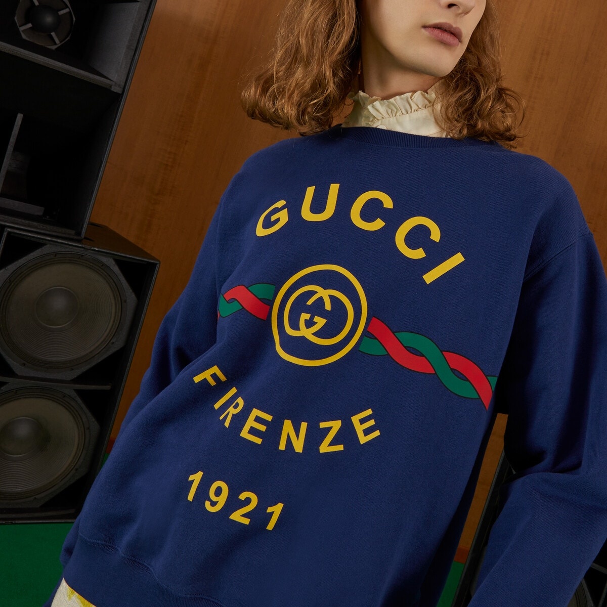 Cotton 'Gucci Firenze 1921' sweatshirt - 4