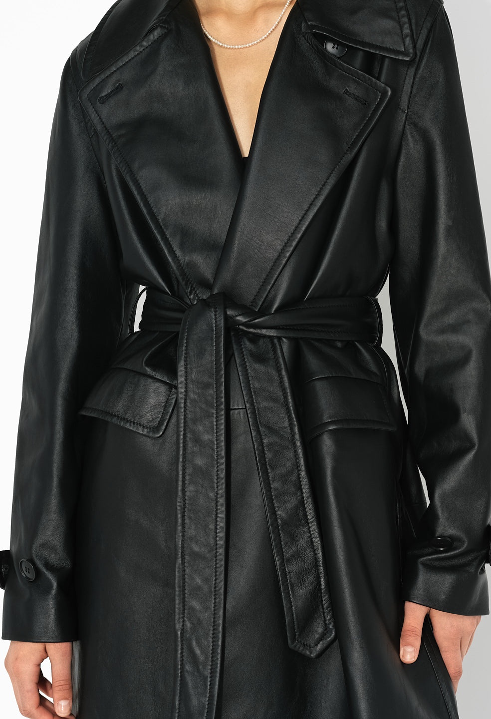 LEATHER TRENCH - 7