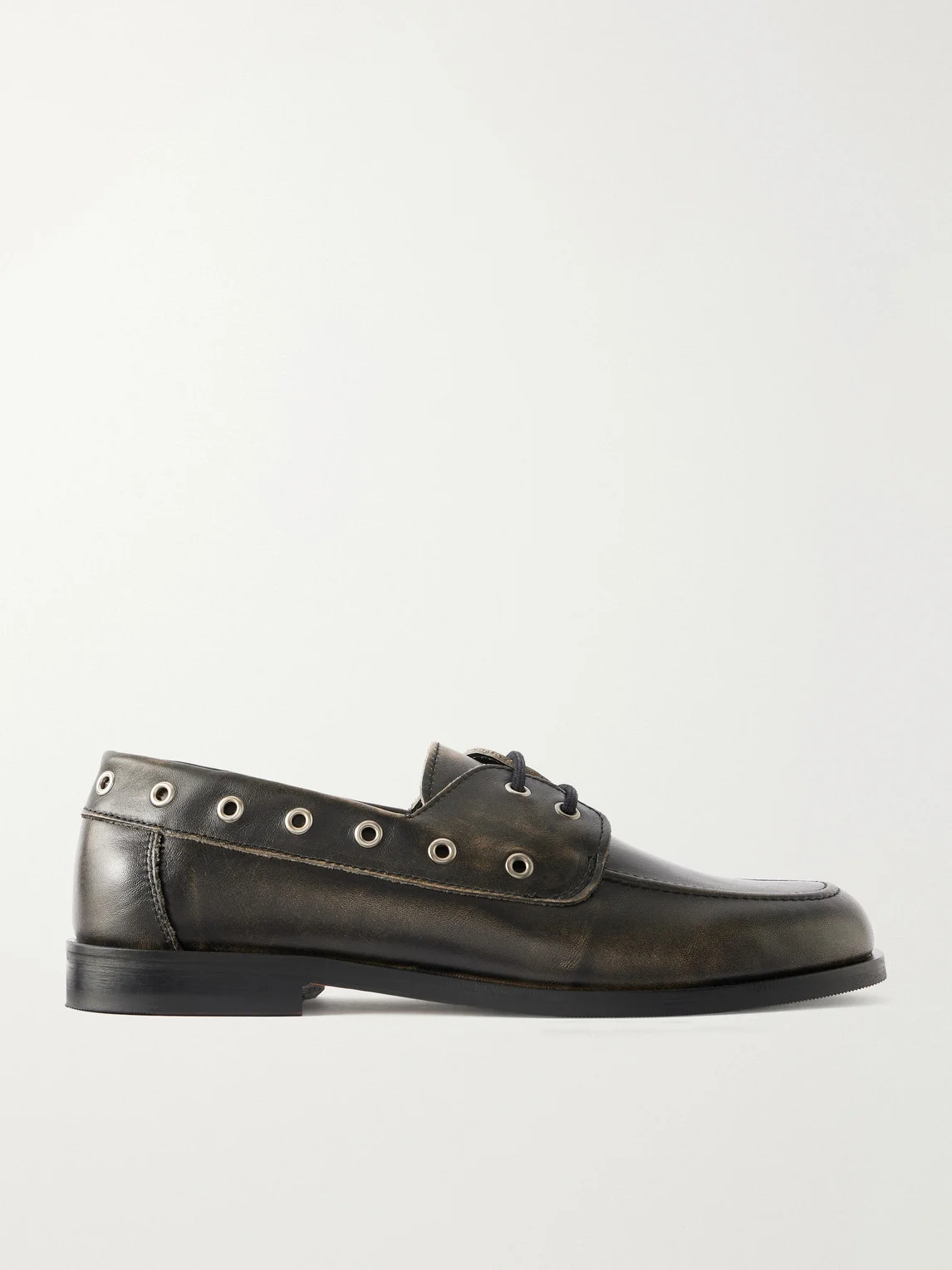 Scout Leather Boat Shoes - 1