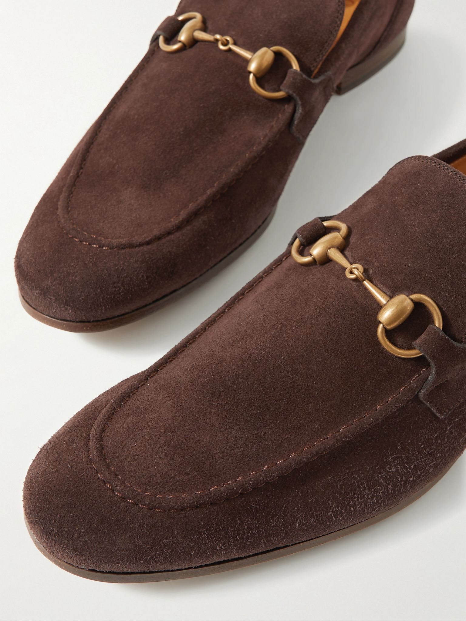 Jordaan Horsebit Suede Loafers Dark brown - 6
