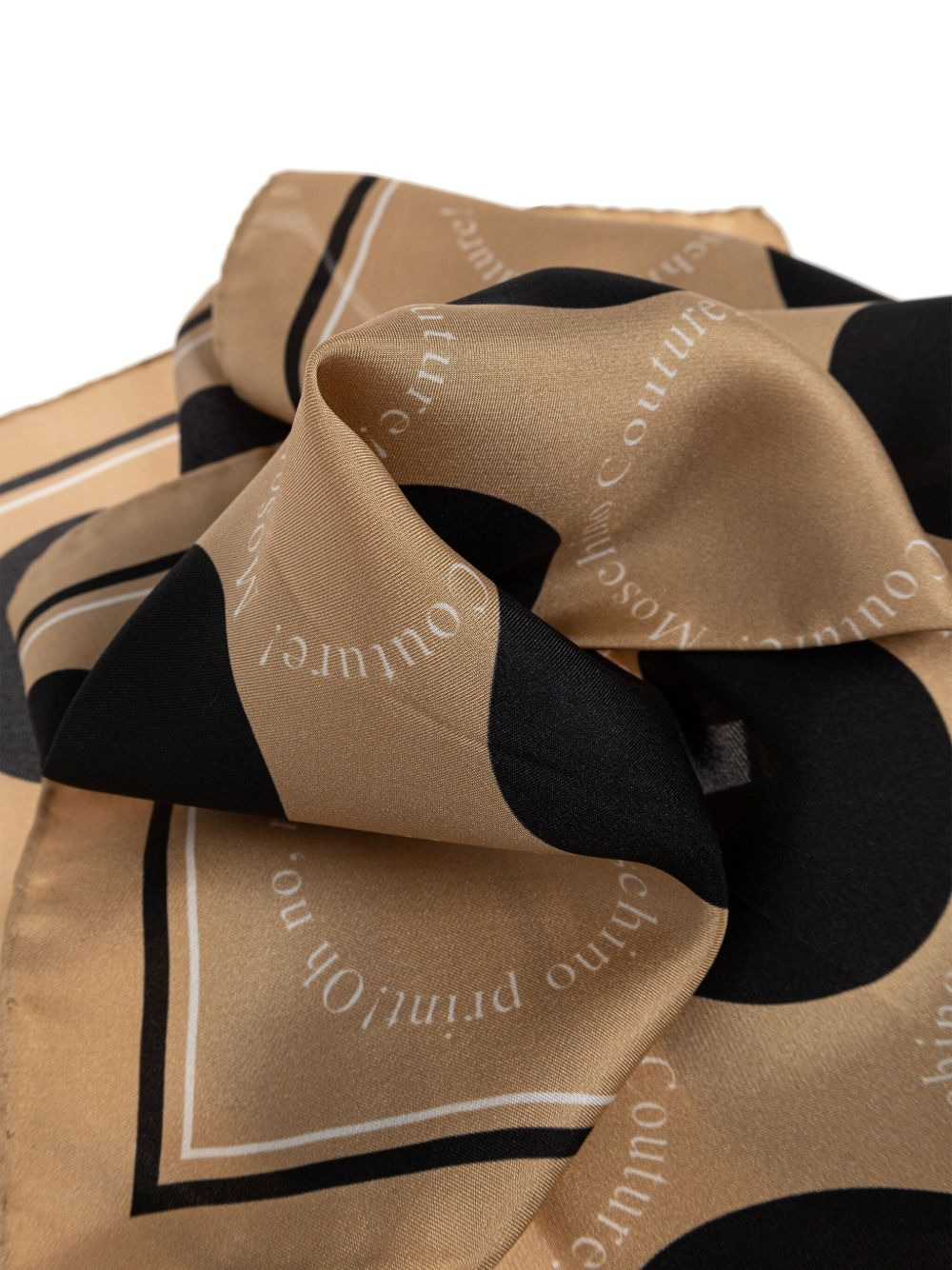 polka-dot print silk scarf - 2