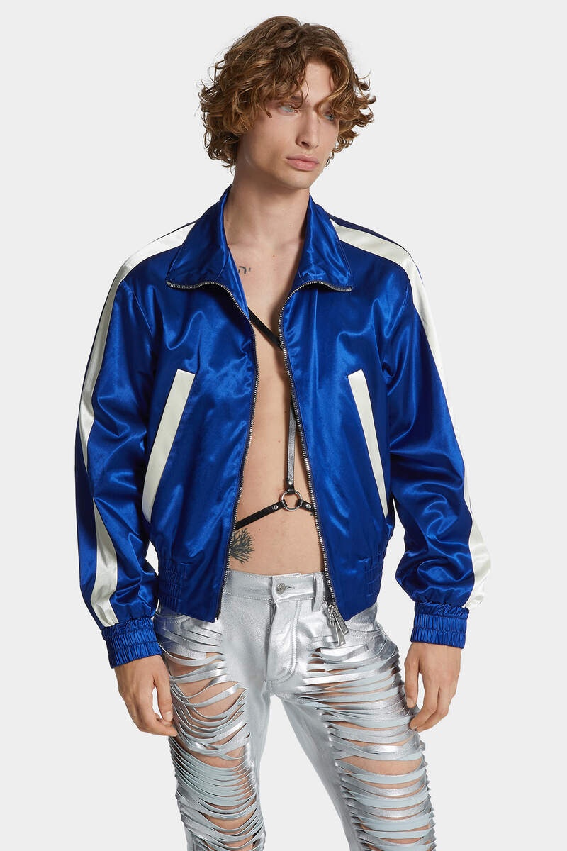 WRESTLER SATIN BLOUSON - 3