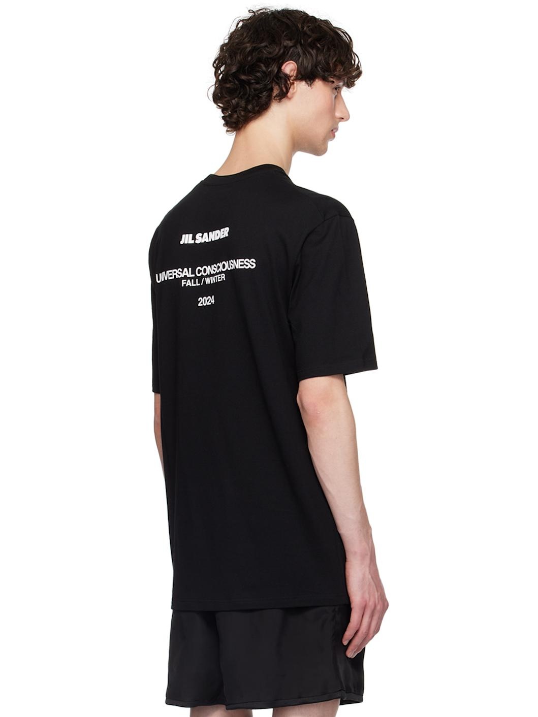 Black Crewneck T-Shirt - 3