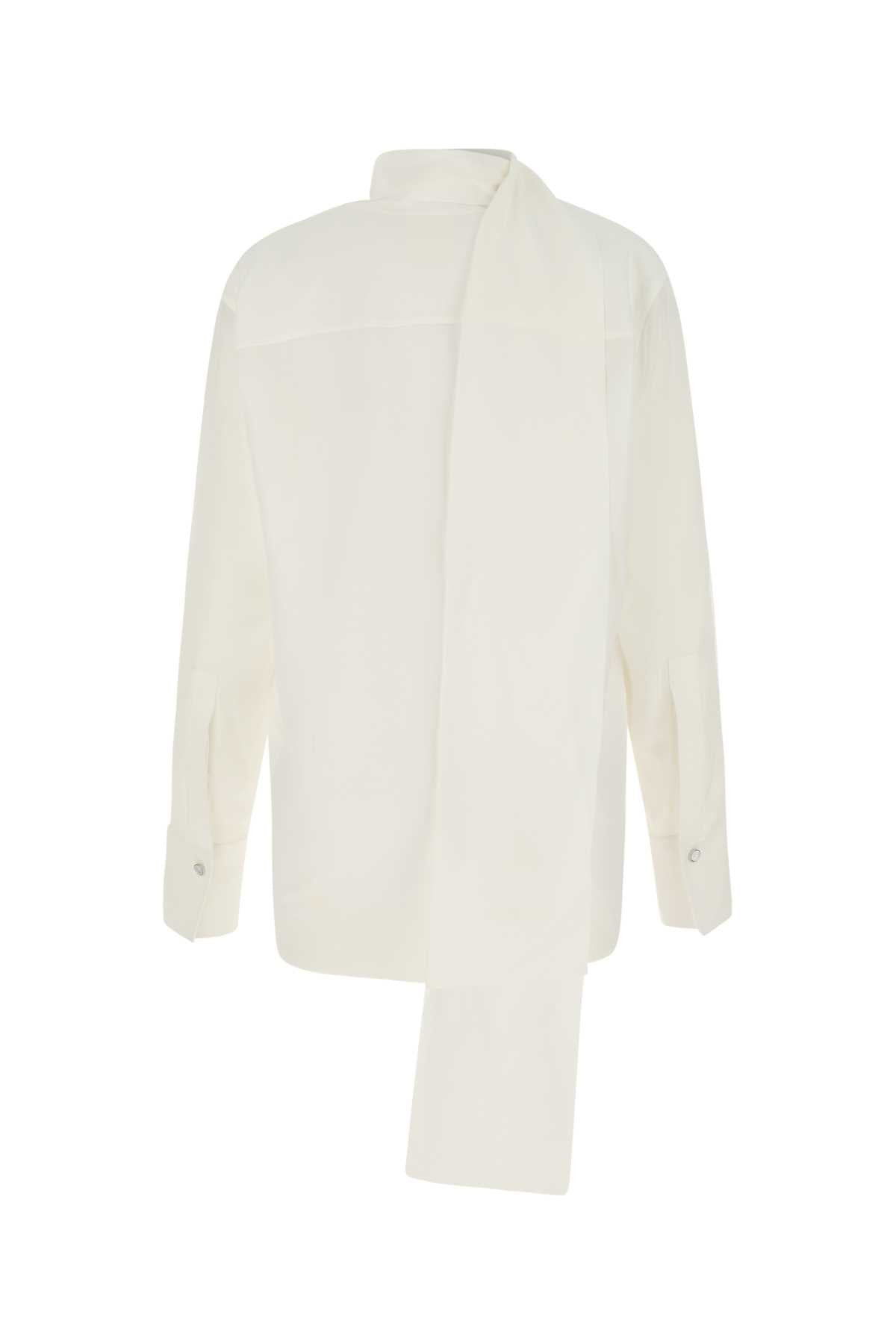 Givenchy Women White Crepe Blouse - 2