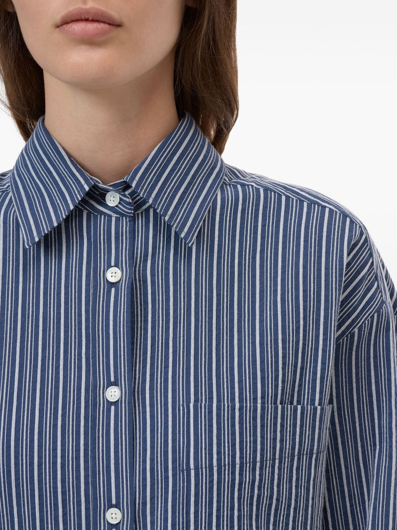 striped button-up shirt 6