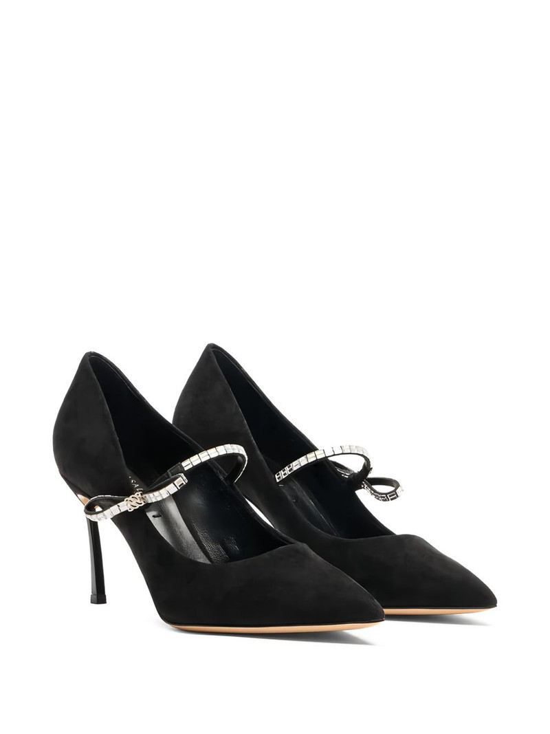 CASADEI 80mm Starsway crystal-embellished pointed-toe pumps outlook