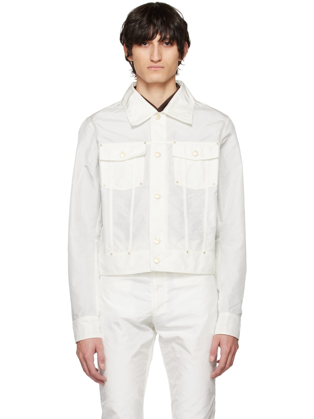 SSENSE Exclusive Off-White Airbag Jacket - 1