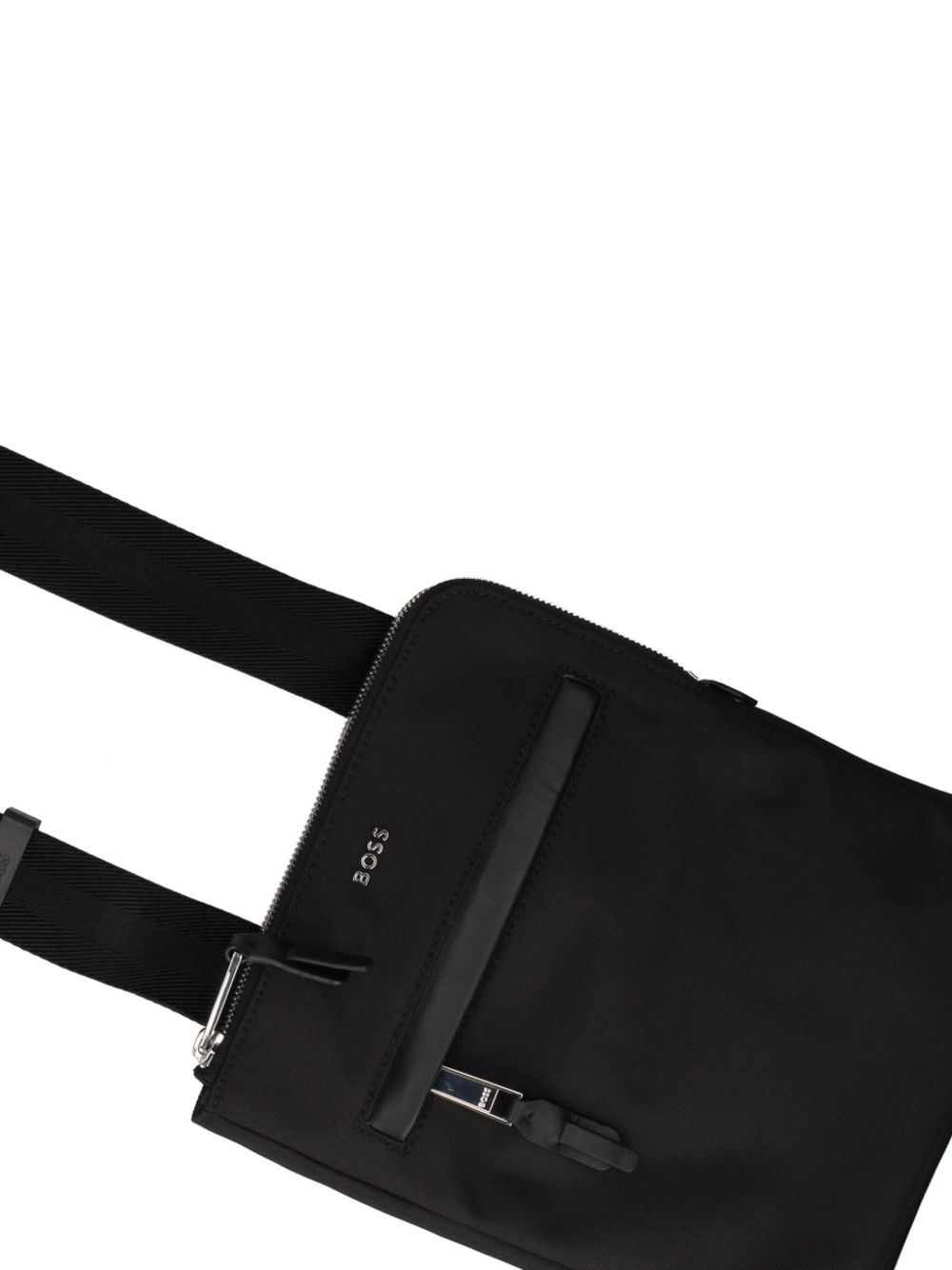 logo-lettering messenger bag - 4