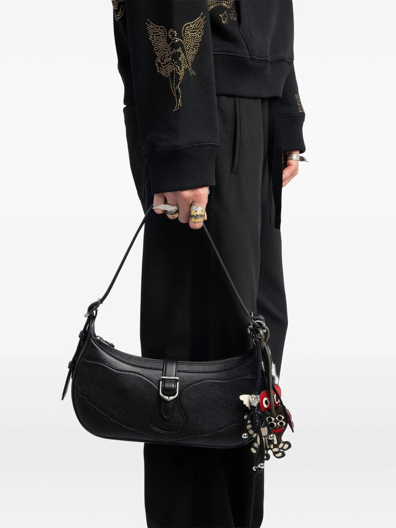 Zadig & Voltaire Zadig & Voltaire Moonrise Buckle-detail Curved Shoulder Bag outlook
