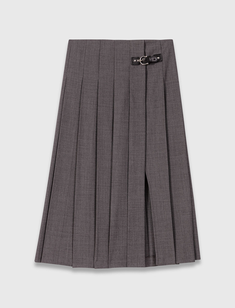 Long pleated skirt 1