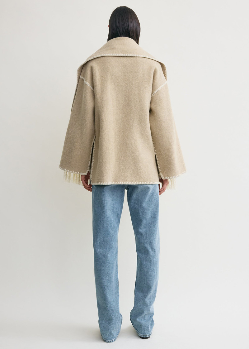 Embroidered scarf jacket harvest 4