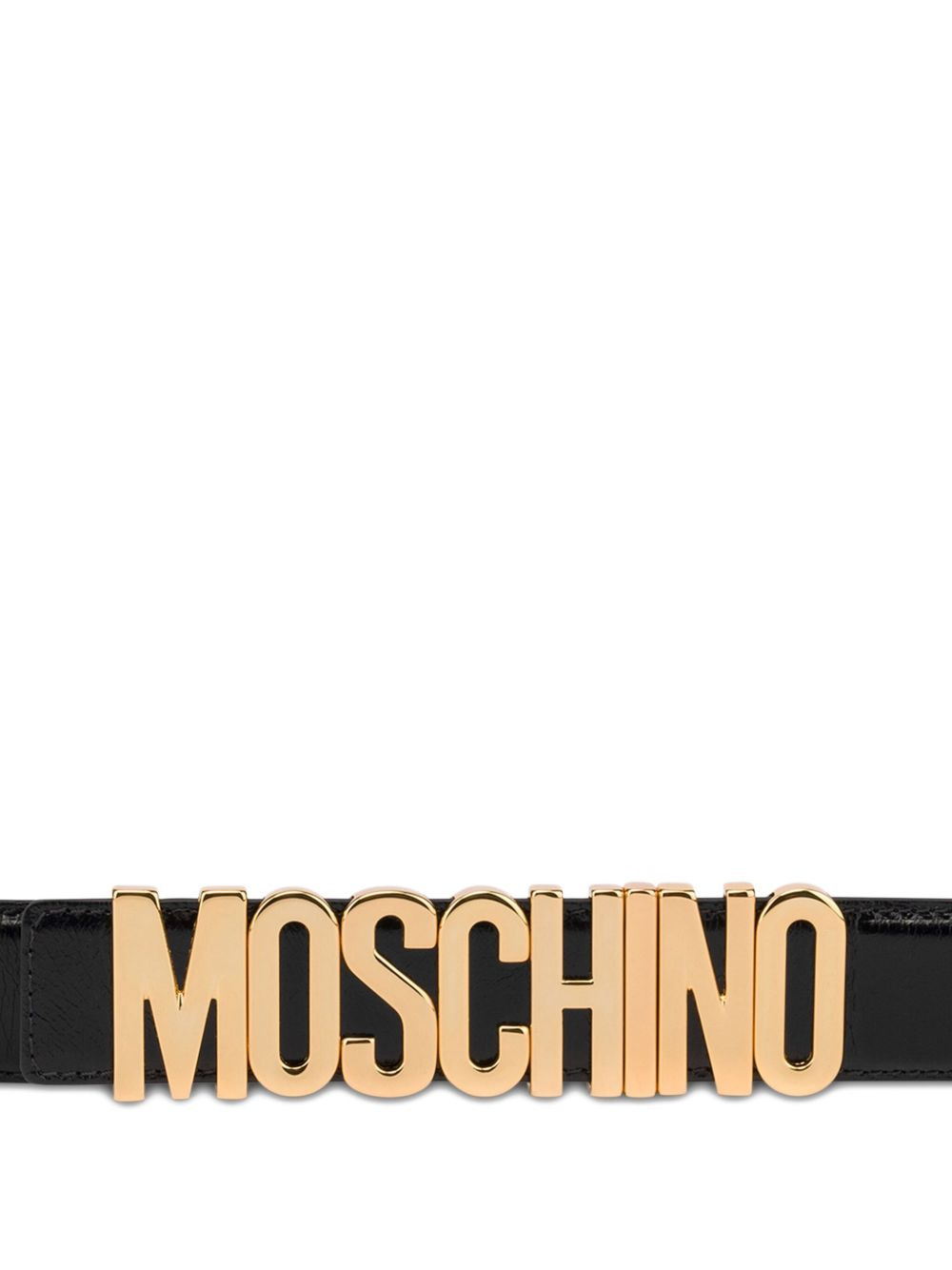 logo-buckle belt - 3