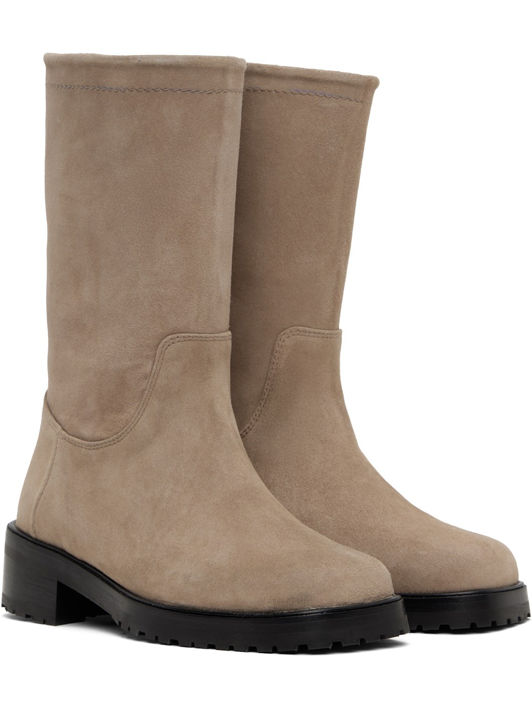 Taupe Belmont Boots - 4