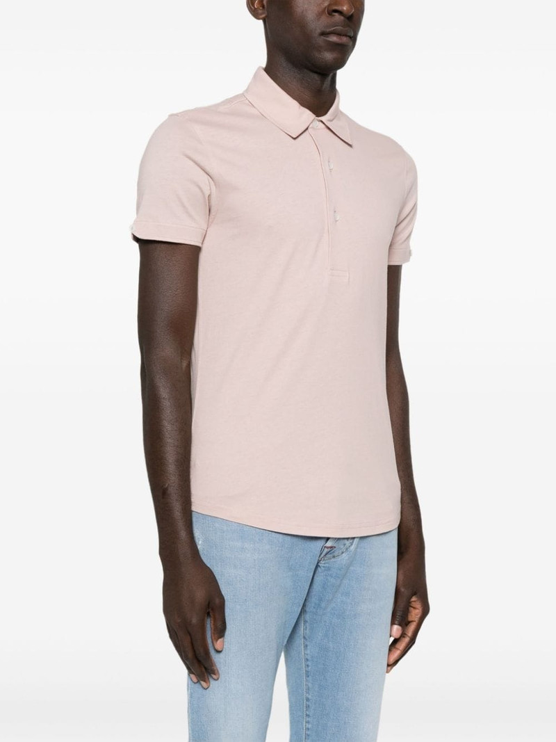 Sebastian cotton silk polo shirt 3