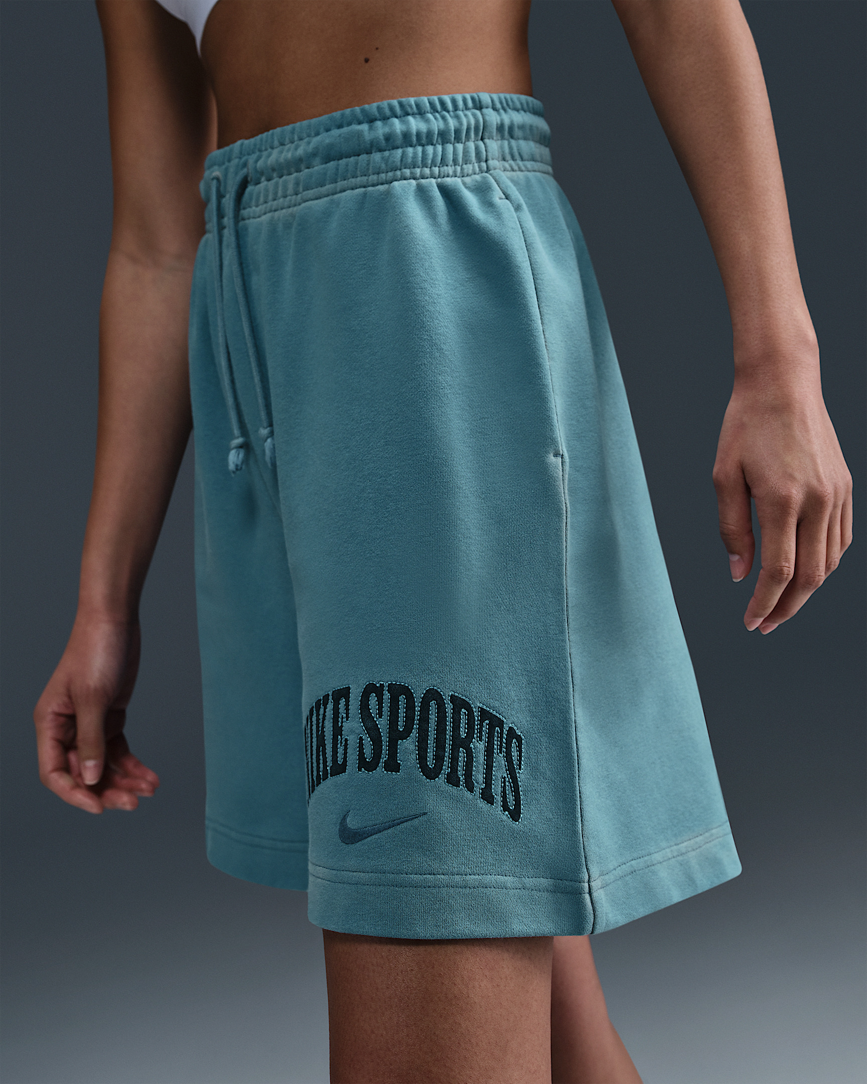 Nike Sportswear Phoenix Fleece Women's High-Waisted French Terry Shorts - 3