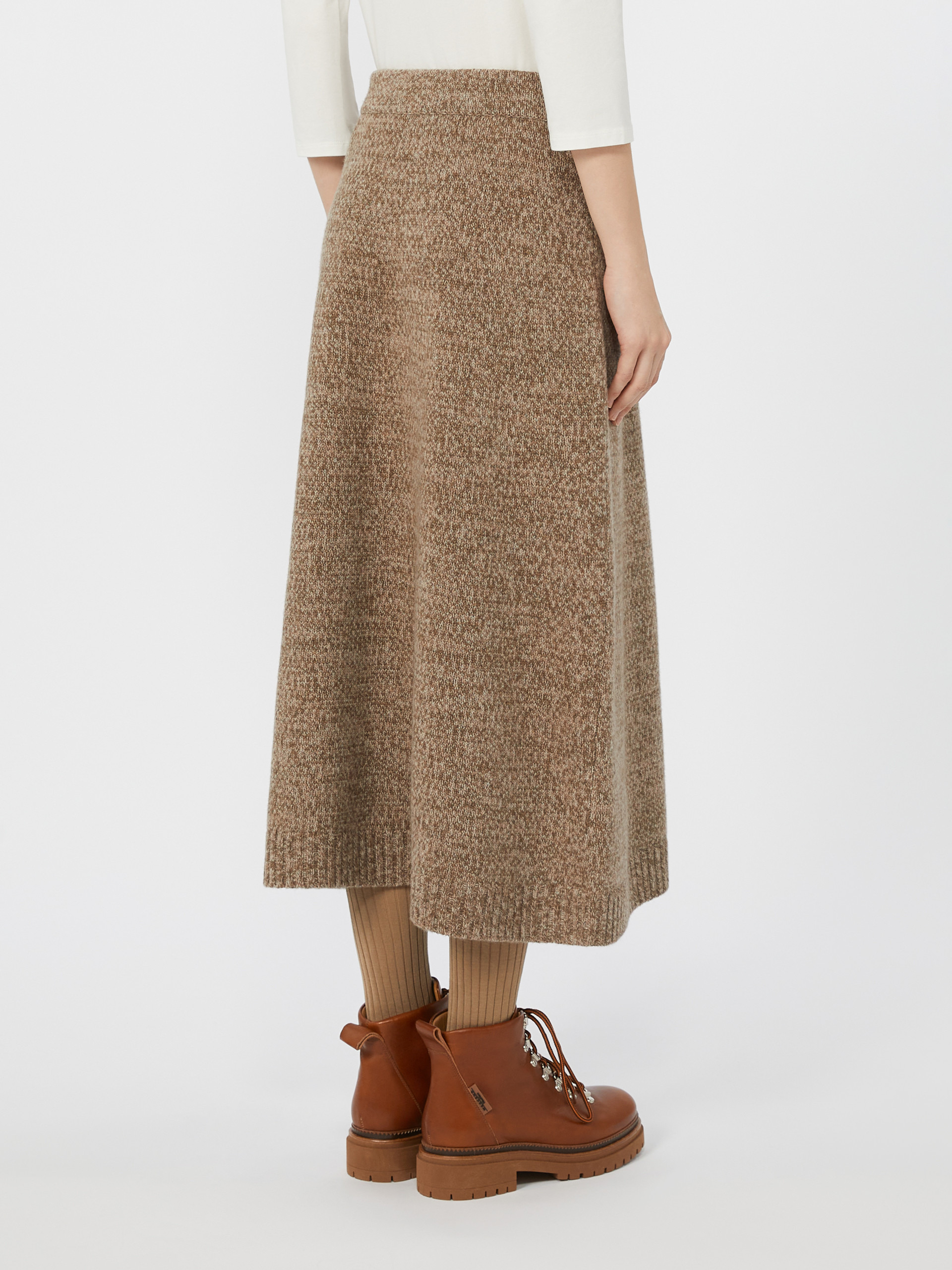 BARNABA Wool knit skirt - 4