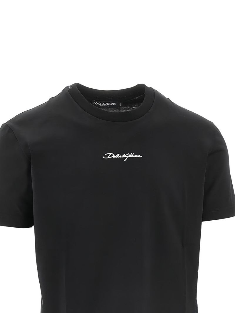 Dolce & Gabbana logo-embroidered T-shirt outlook