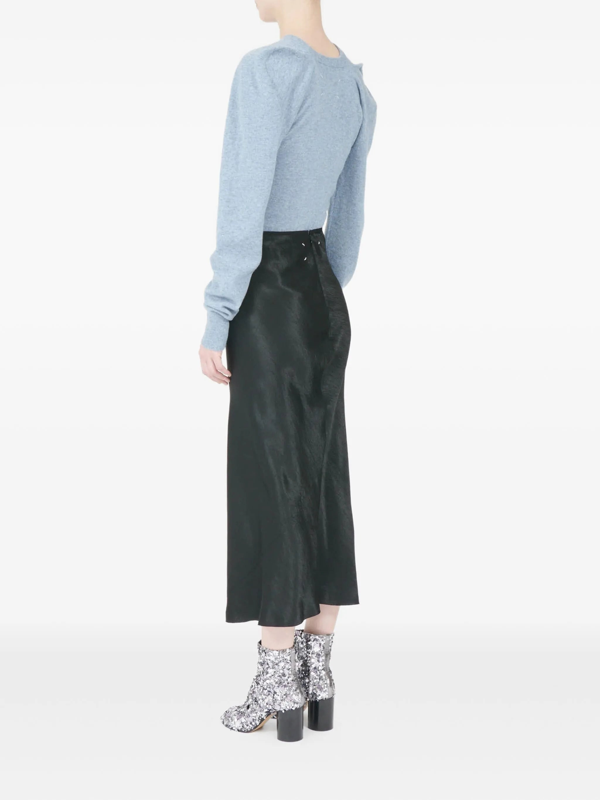 Maison Margiela Bias-cut Midi Skirt - 3