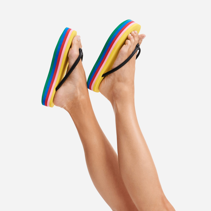Vilebrequin Women multicolor plateform flipflop - Vilebrequin x JCC+ - Limited Edition outlook