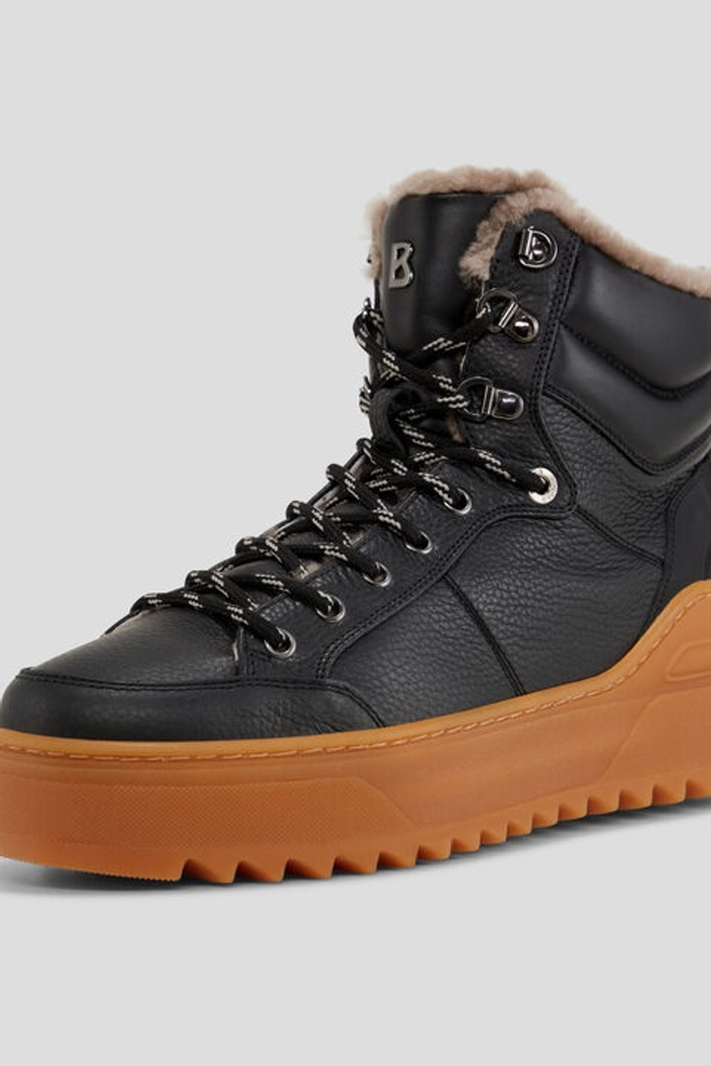 Bucharest high-top sneakers in Black 4