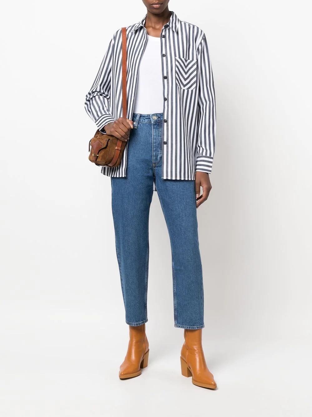 Alissa high-rise tapered jeans - 2