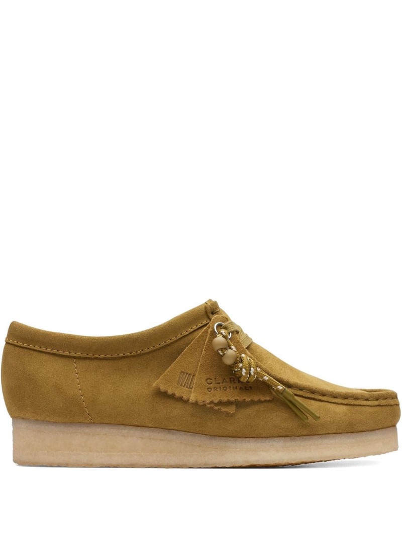 Wallabee "Mid Green" derby shoes 1