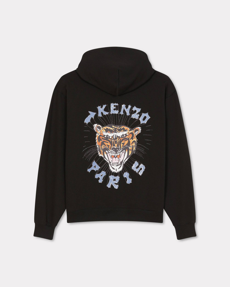 KENZO 'KENZO Drawn Varsity' embroidered oversized hoodie sweatshirt outlook