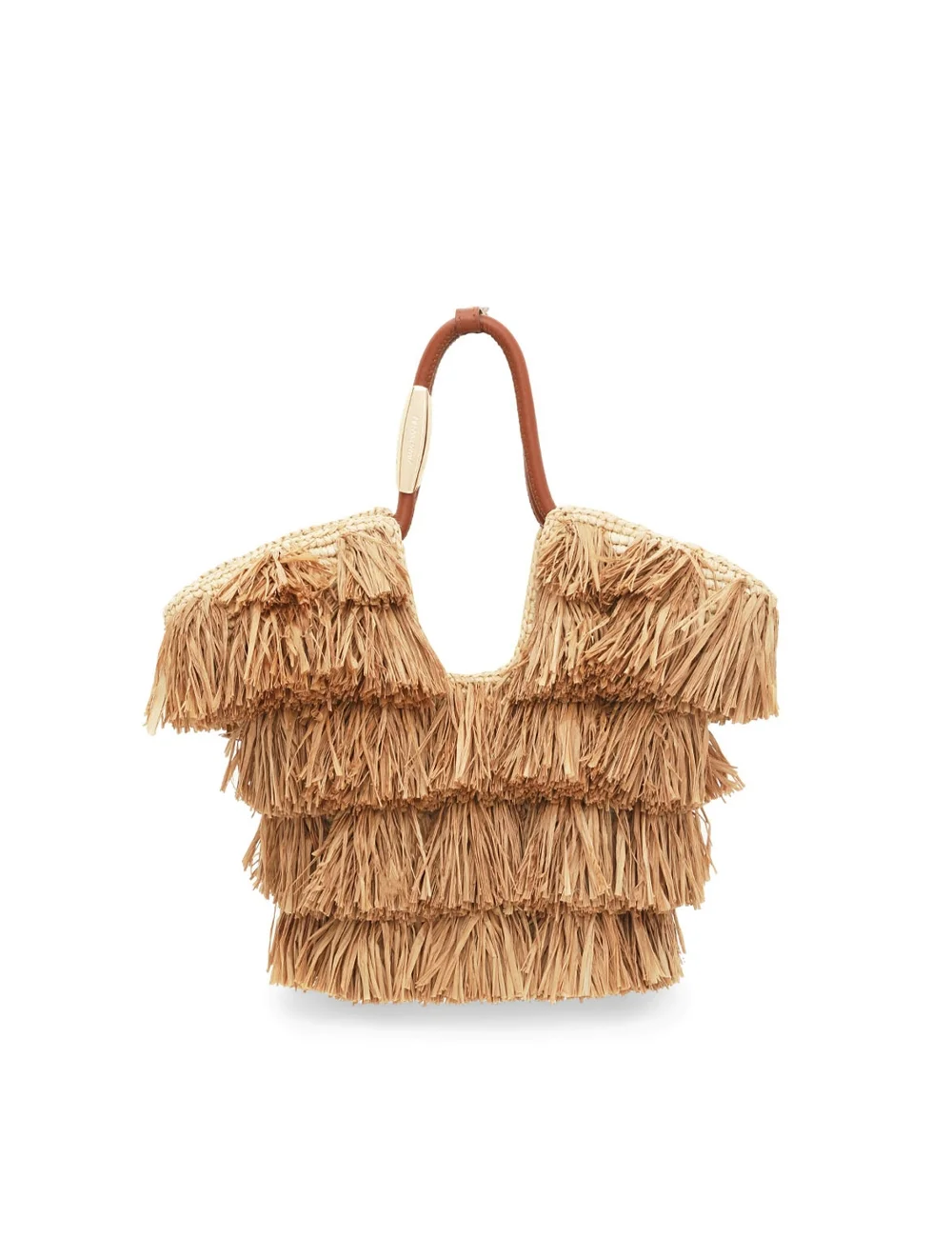 GOLDENTIME SMALL FRINGE TOTE - 1