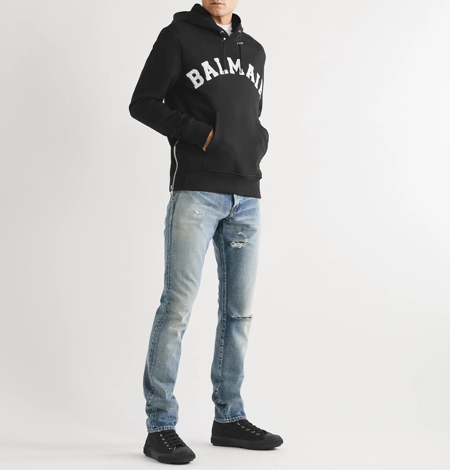 Logo-Appliquéd Loopback Cotton-Jersey Hoodie - 2