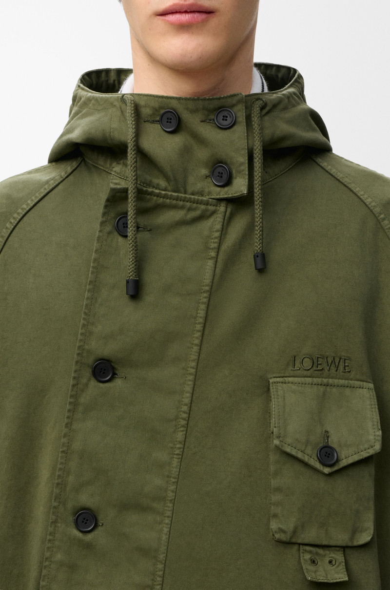 Short parka in cotton 5