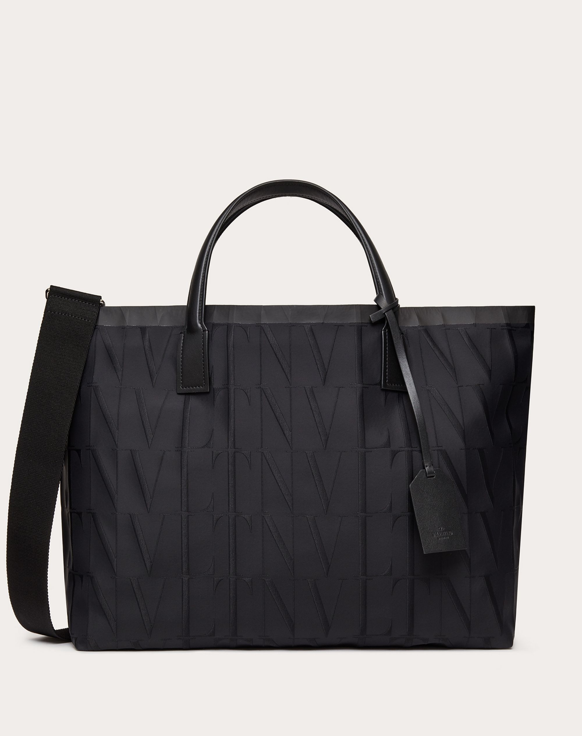 VLTN TIMES Nylon Jacquard Tote Bag - 1