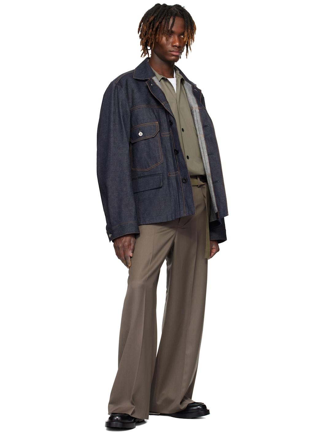 Sacai Doeskin Pants 25-03633M TAUPEサイズ1 Sacai Doeskin Pants 25-03633M TAUPEサイズ1 - メルカリ
