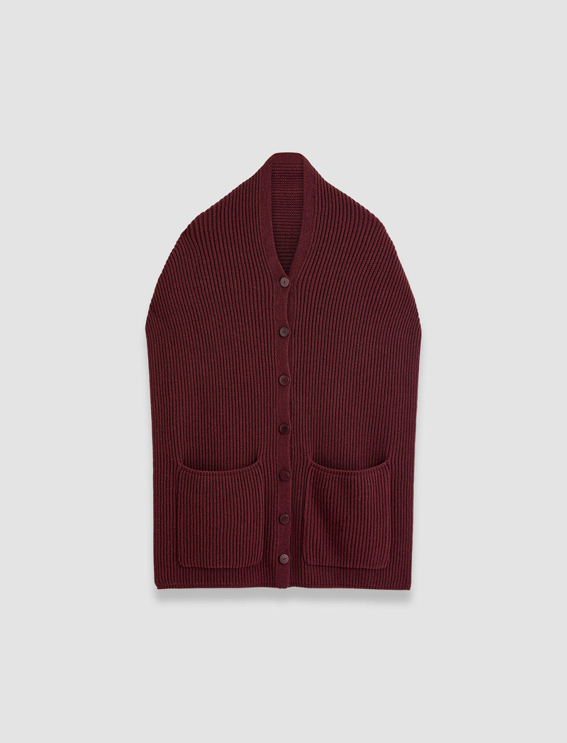 Light Cardigan Stitch Button Scarf 8