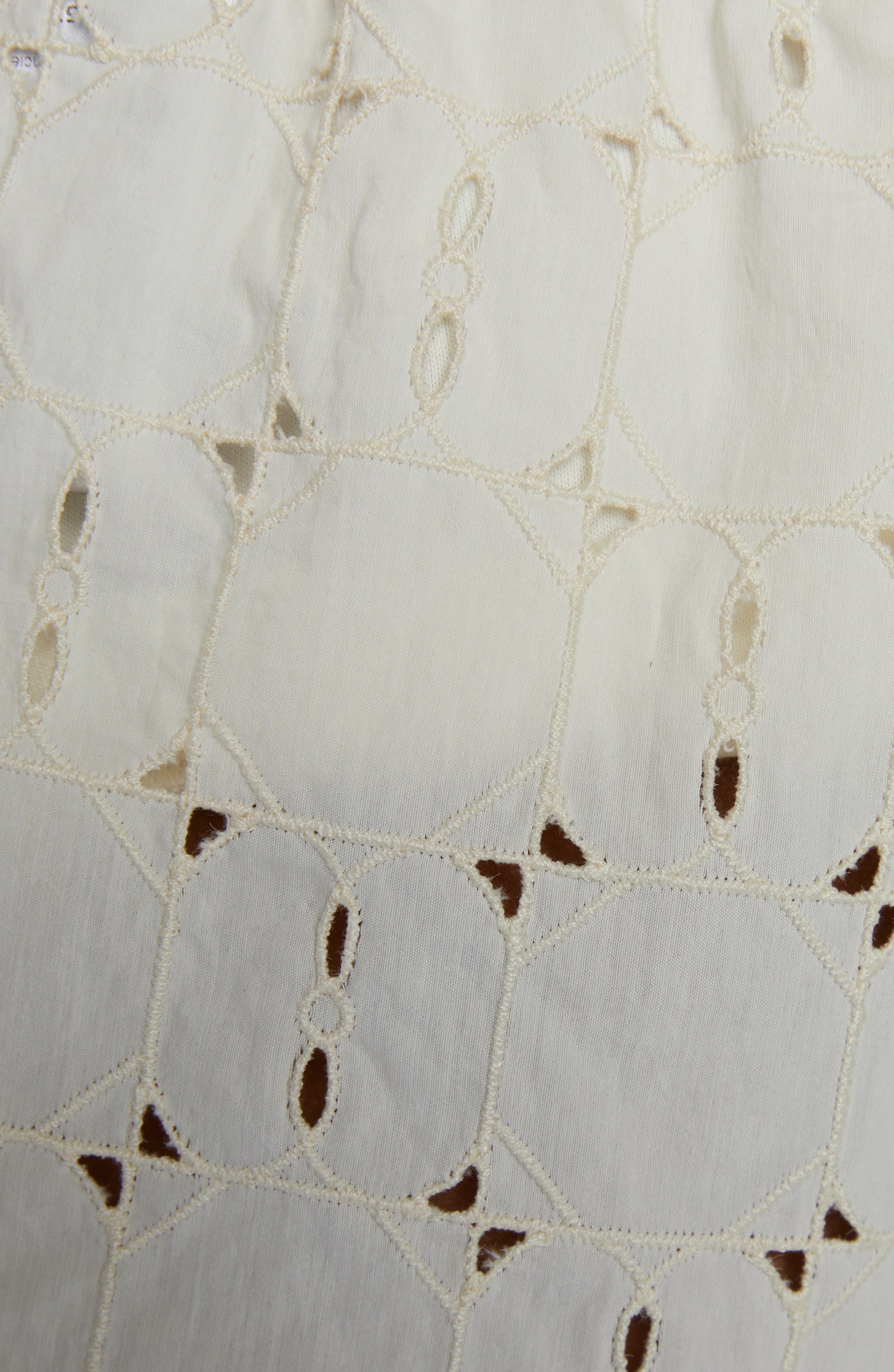 Moncler Eyelet Shorts in White at Nordstrom - 6