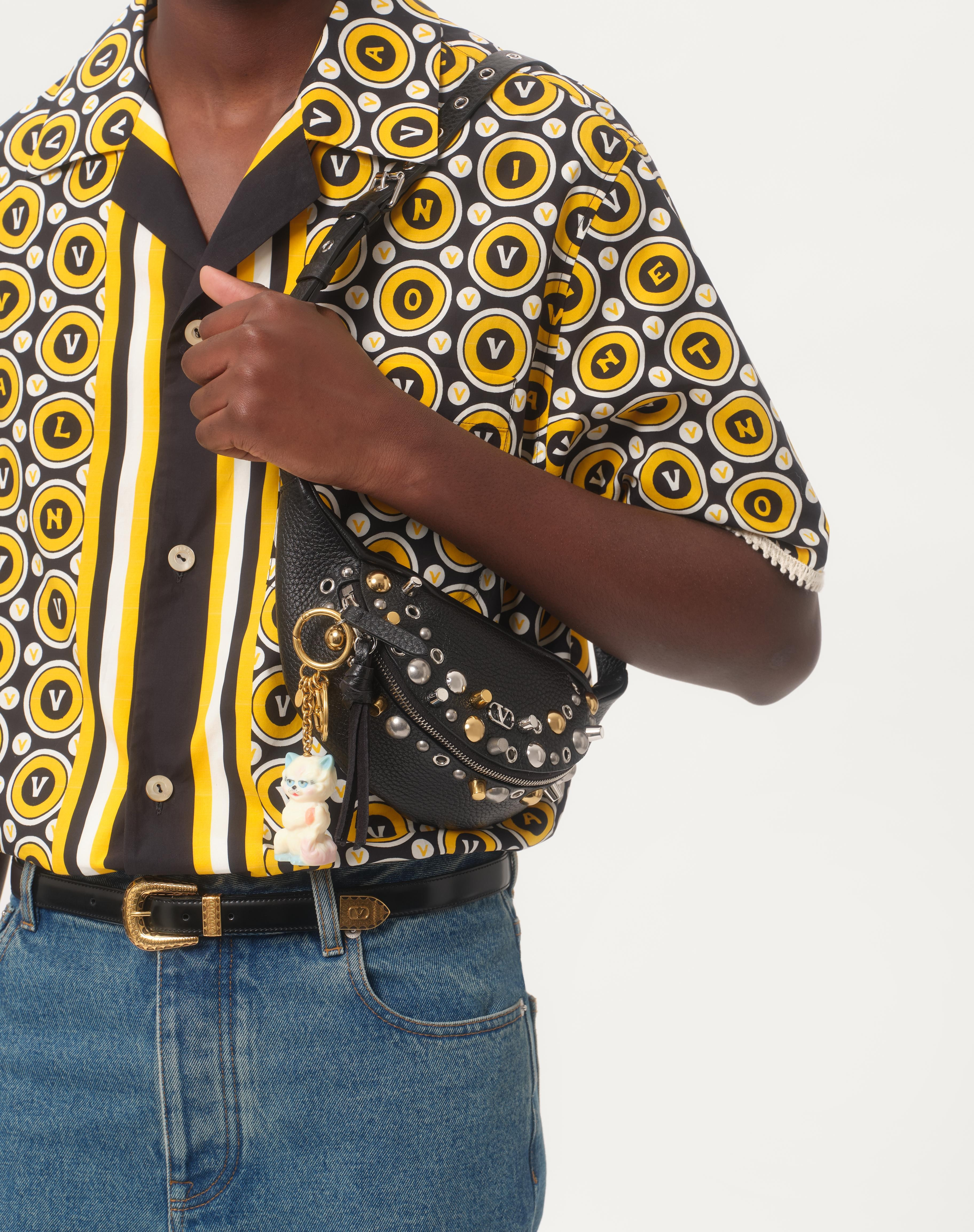 COTTON POPLIN BOWLING SHIRT WITH BULLES ROYALES PRINT - 3
