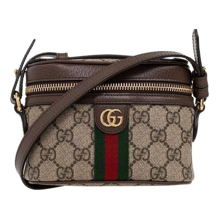 (WMNS) Gucci Ophidia GG Top Handle Mini Bag 'Beige Brown' 699532-96IWG-8745 - 1