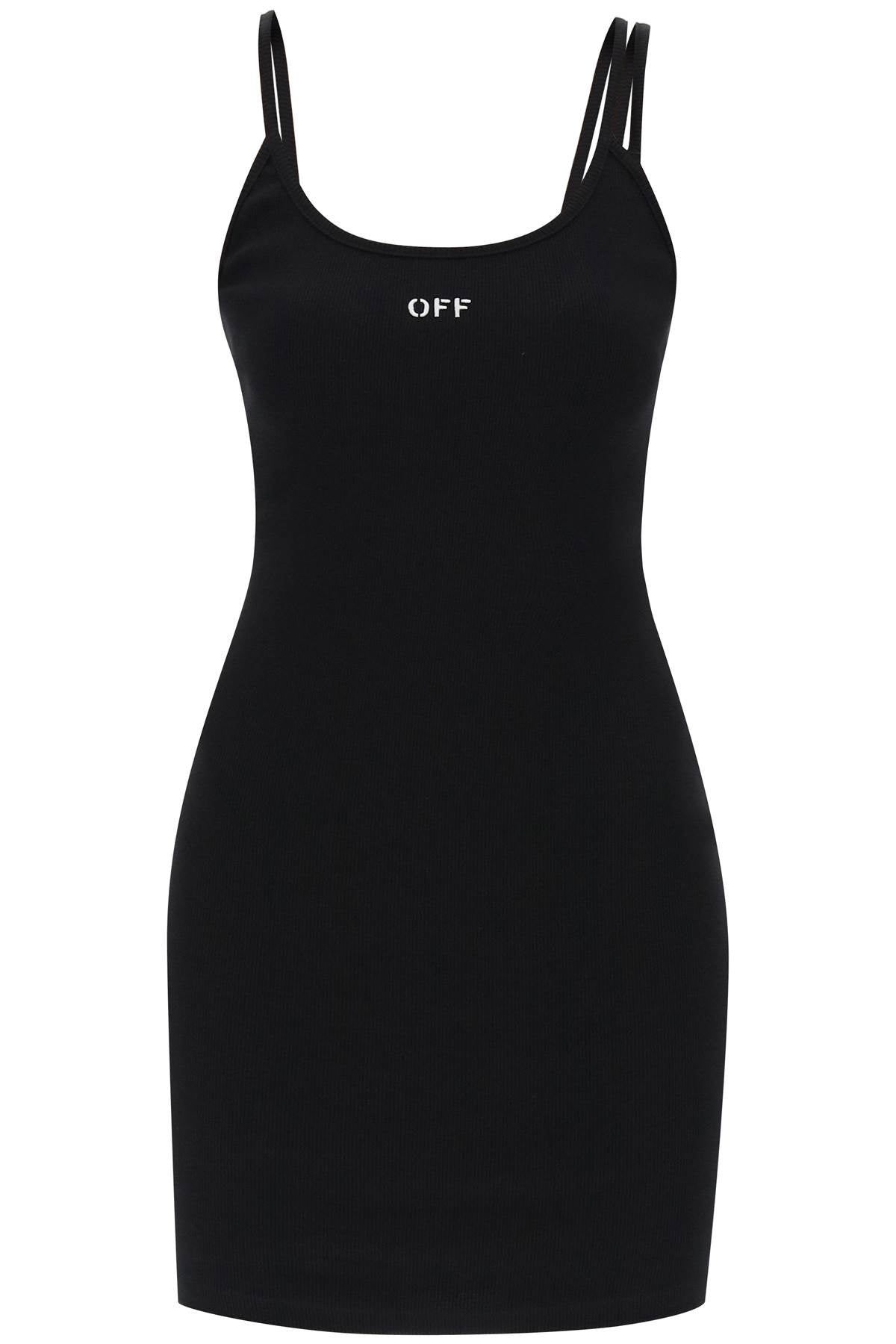 Off-White Tank Dress With Off Embroidery Women - 1