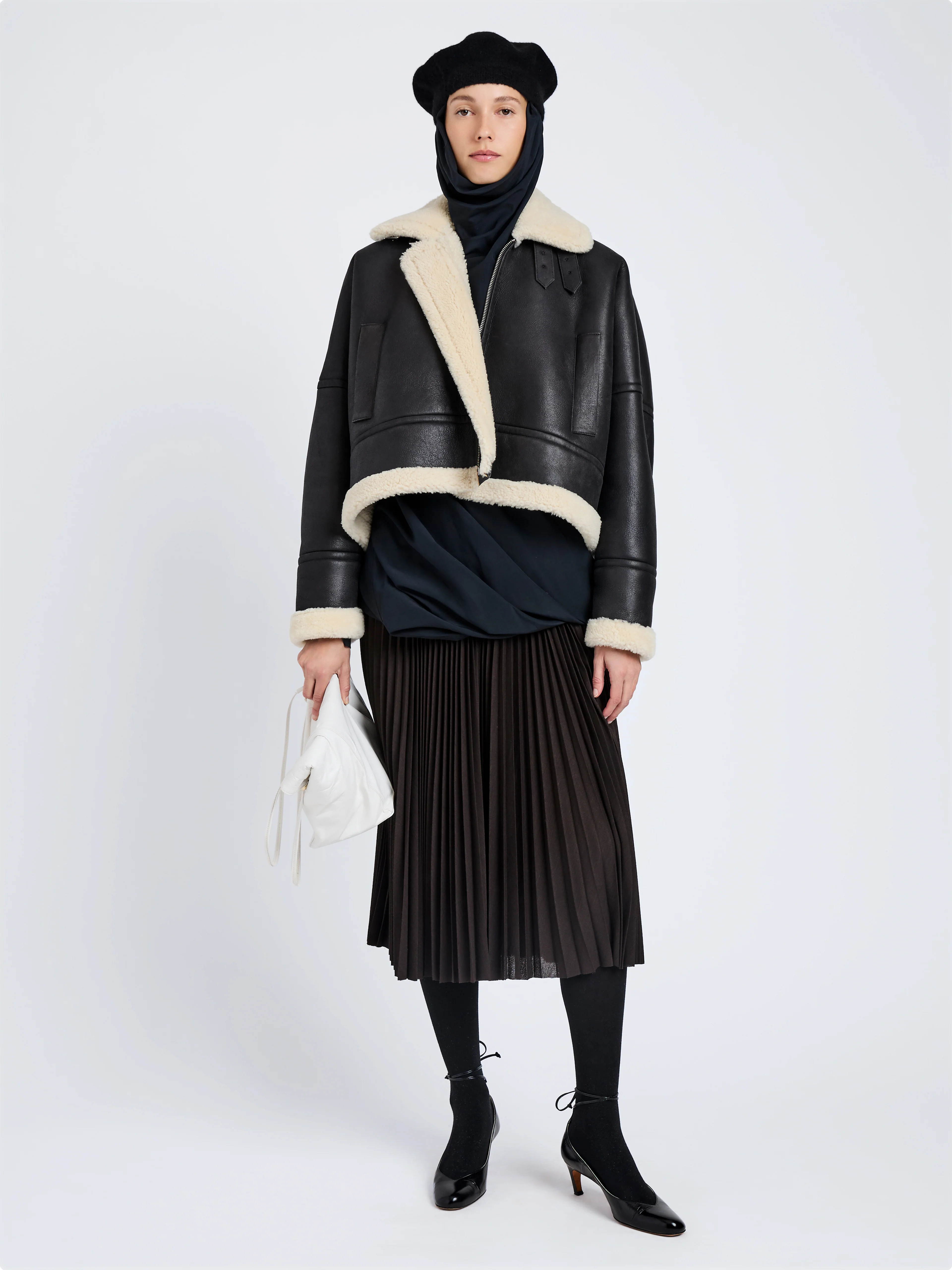 Alya Jacket in Shearling - 3
