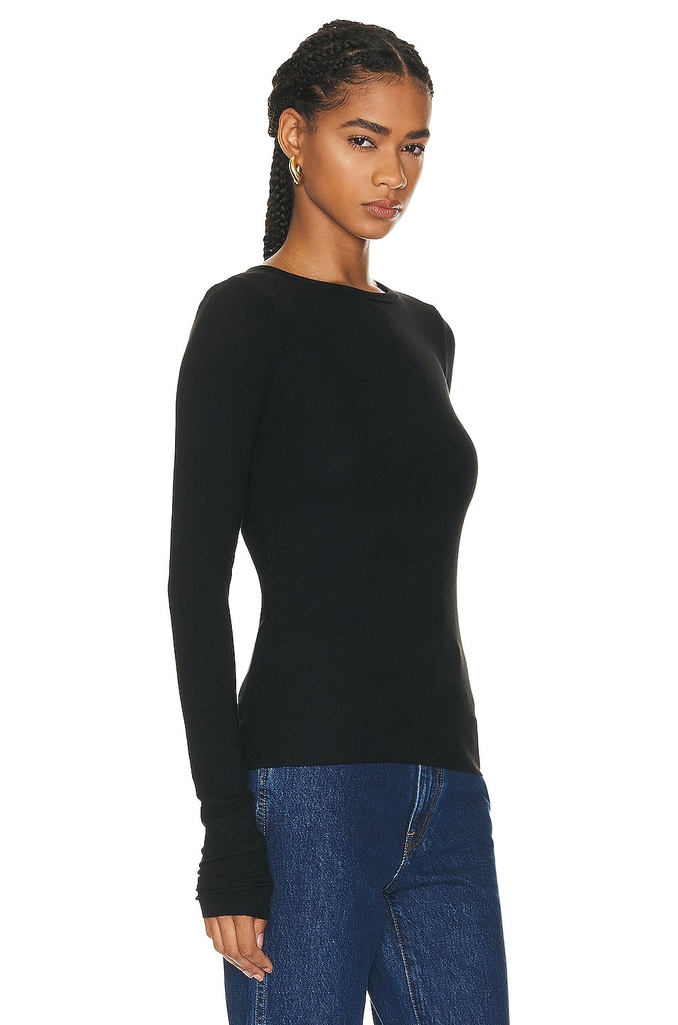 Long Sleeve Fitted Top - 2
