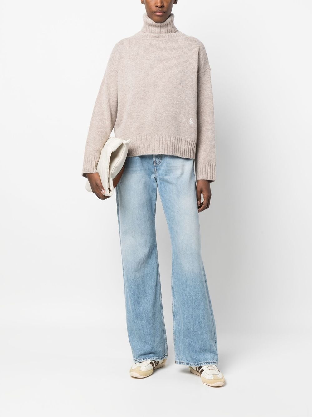 wool roll-neck jumper - 2
