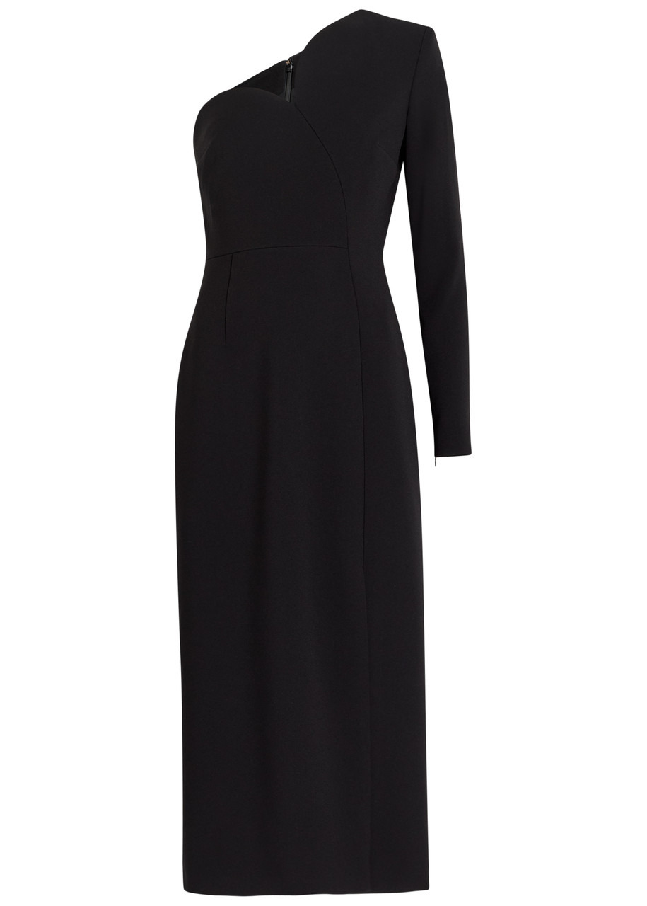 Roksanda Zahrah Asymmetric Crepe Midi Dress - 1