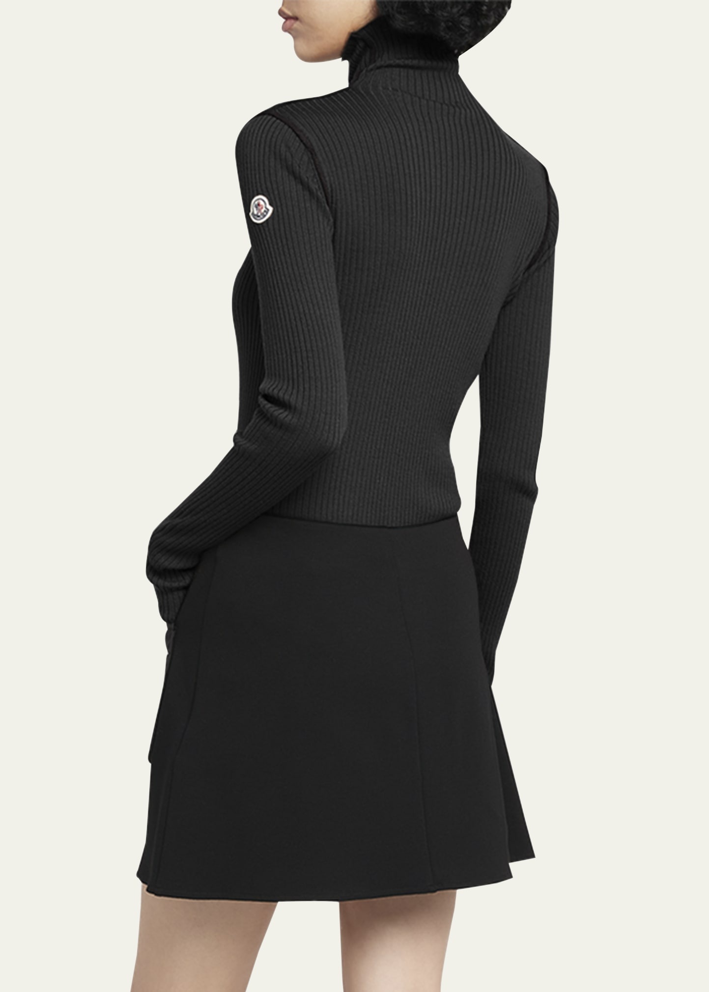 Extra Fine Wool Ribbed Turtleneck Sweater - 3